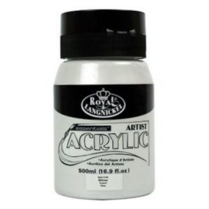 Farba akrylowa R&L 500ml, Srebrna - Silver